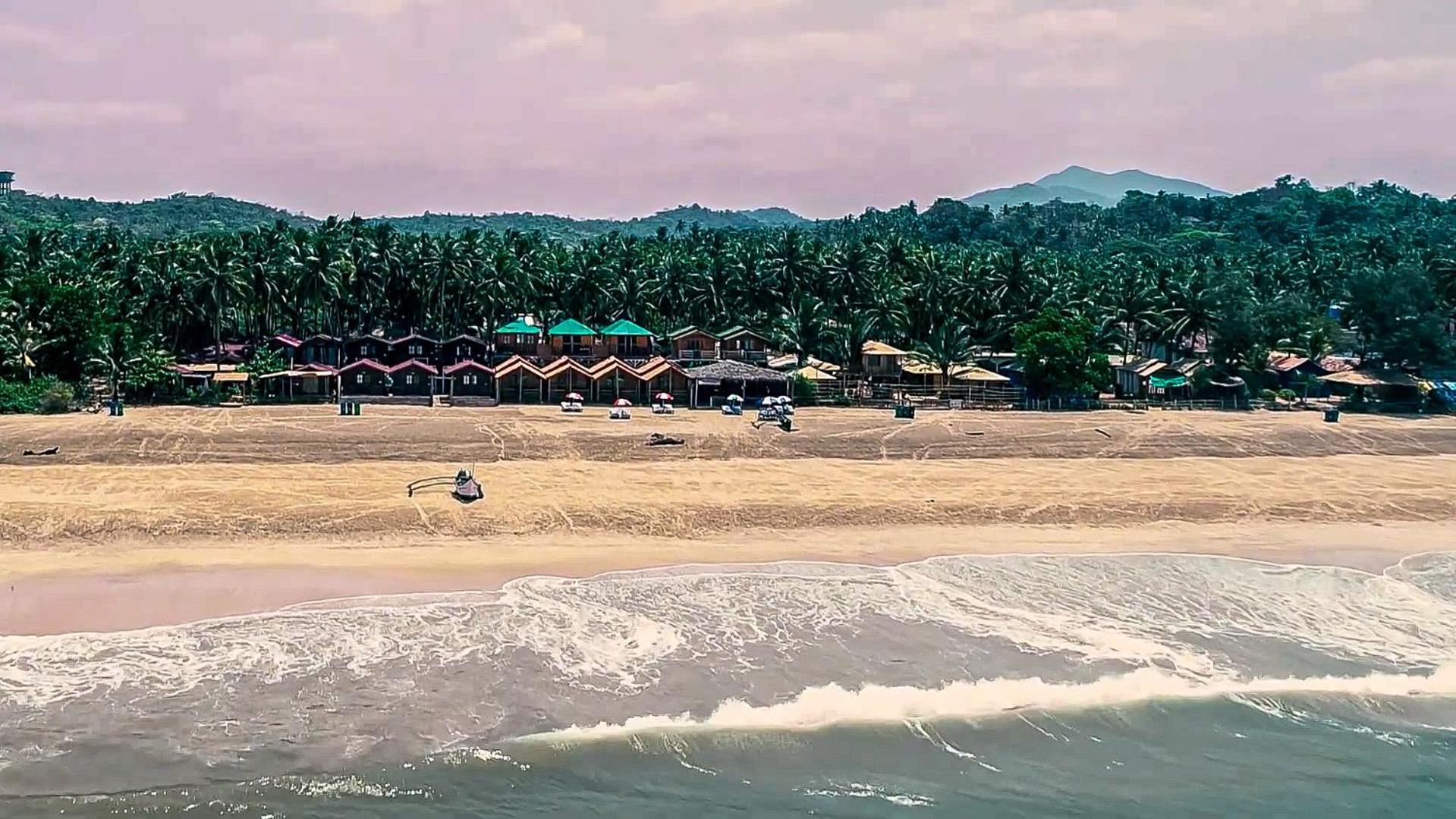 Om Sai Beach Huts Otel Agonda Dış mekan fotoğraf
