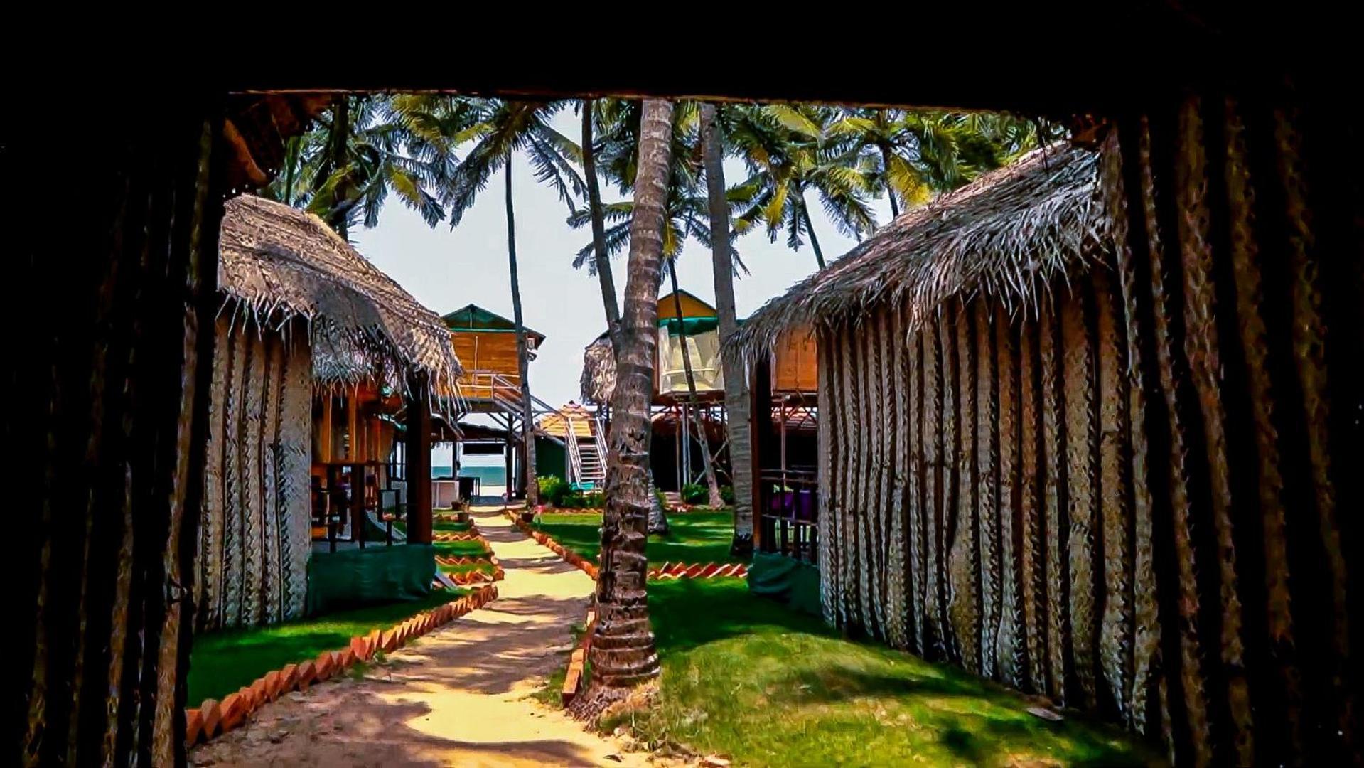 Om Sai Beach Huts Otel Agonda Dış mekan fotoğraf