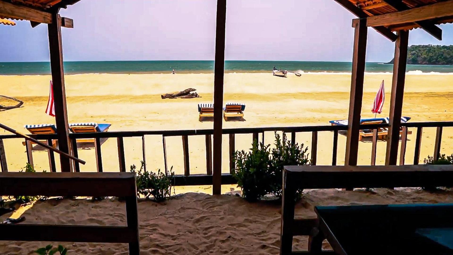 Om Sai Beach Huts Otel Agonda Dış mekan fotoğraf
